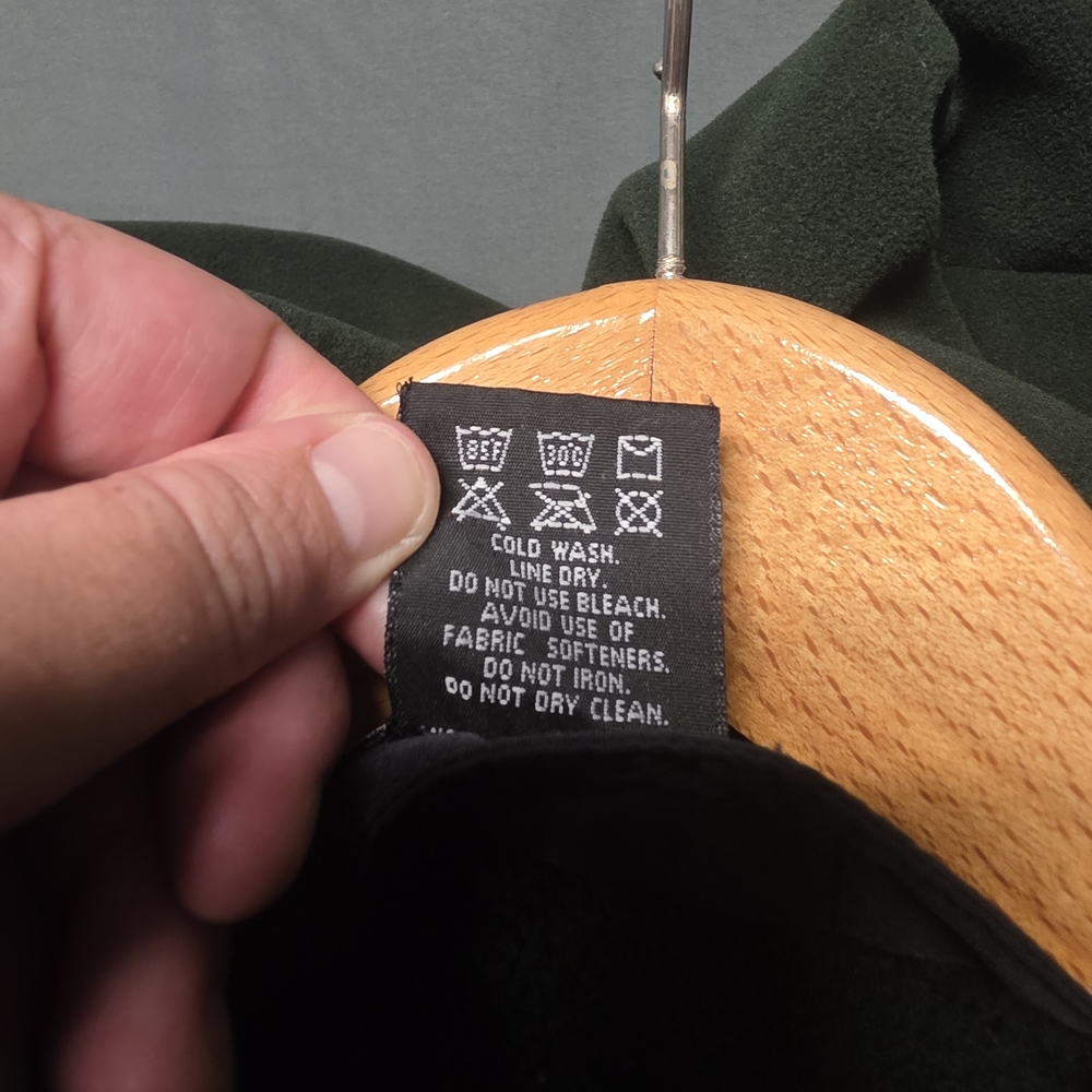 Green Zip-Up Hoodie with Embellished Trim - Picture 4 of 4